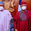 President Muhammadu Buhari with former minister, Femi Fani-Kayode [Presidency]