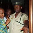 Nnamdi Kanu arguing with prison warden in Abuja