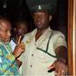 Nnamdi Kanu arguing with prison warden in Abuja