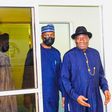 Saraki leads ex-PDP governors and officials to a meeting with former President Goodluck Jonathan at his office in Maitama, Abuja (Pulse)
