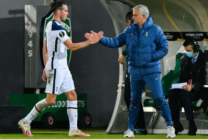 Jose Mourinho (right) wants Wales to limit Gareth Bale's involvement on his return to international duty