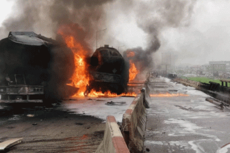 2 killed, 29 vehicles burnt in Kara tanker explosion (Vanguard)