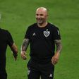 Jorge Sampaoli (R) is believed to be close to taking over at Marseille after confirming his departure from Brazilian side Atletico Mineiro