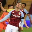 Aston Villa forward Anwar El Ghazi reacts after missing a chance against Burnley