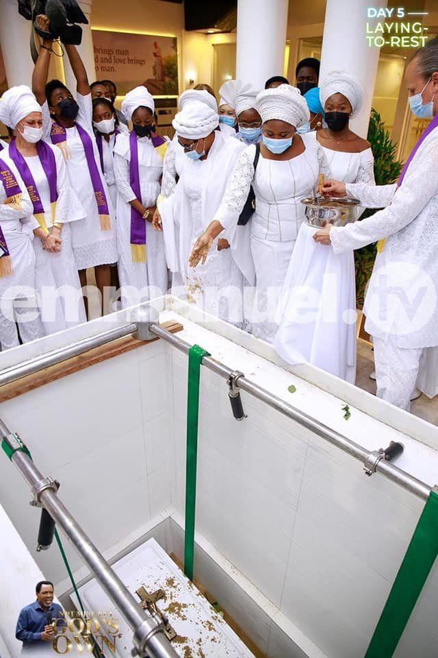TB Joshua has been buried; check out the final resting place