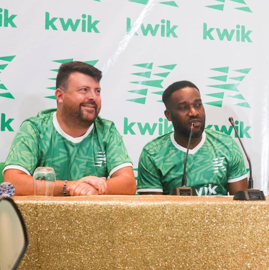 Kwik Delivery @kwik.delivery unveils Jay Jay Okocha as its 1st official brand ambassador