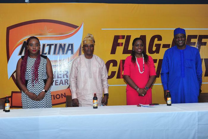 L-R: Head, Sustainability and Regulatory Affairs, Nigerian Breweries Plc, Jennifer Uchendu; Lagos Coordinator 1, Teachers Registration Council of Nigeria(TRCN), Muyiwa Ojewuyi; Corporate Affairs Director, Nigerian Breweries Plc, Sade Morgan and the Nat...