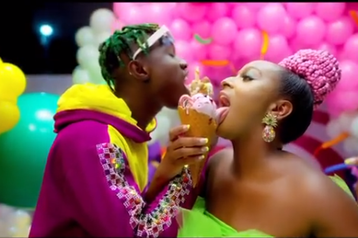 Cuppy featuring Zlatan - Gelato. (YouTube/DJ Cuppy)
