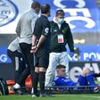 Leicester midfielder Harvey Barnes was injured against Arsenal