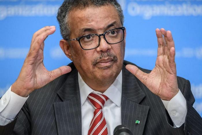 World Health Organization (WHO) Director-General Tedros Adhanom Ghebreyesus.