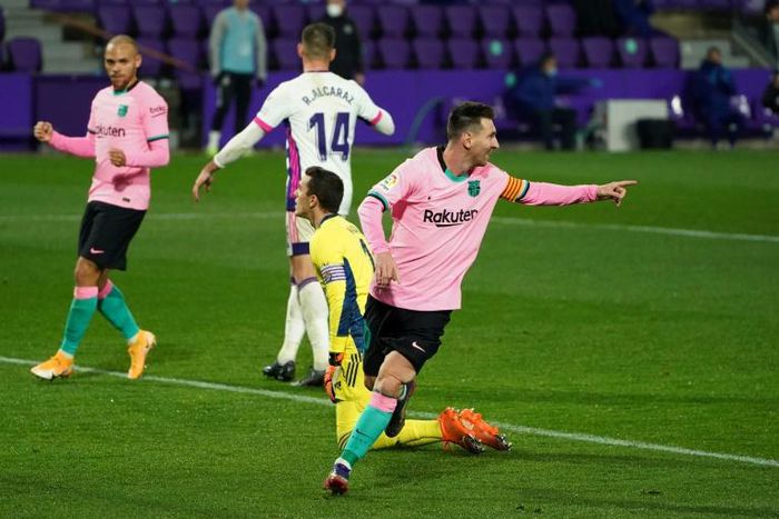 Messi's goal at Real Valladolid took him past Pele's record for most goals scored for a single club