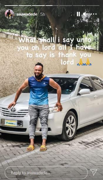 Photo of the car gift [Instagram/AsuwaDede]