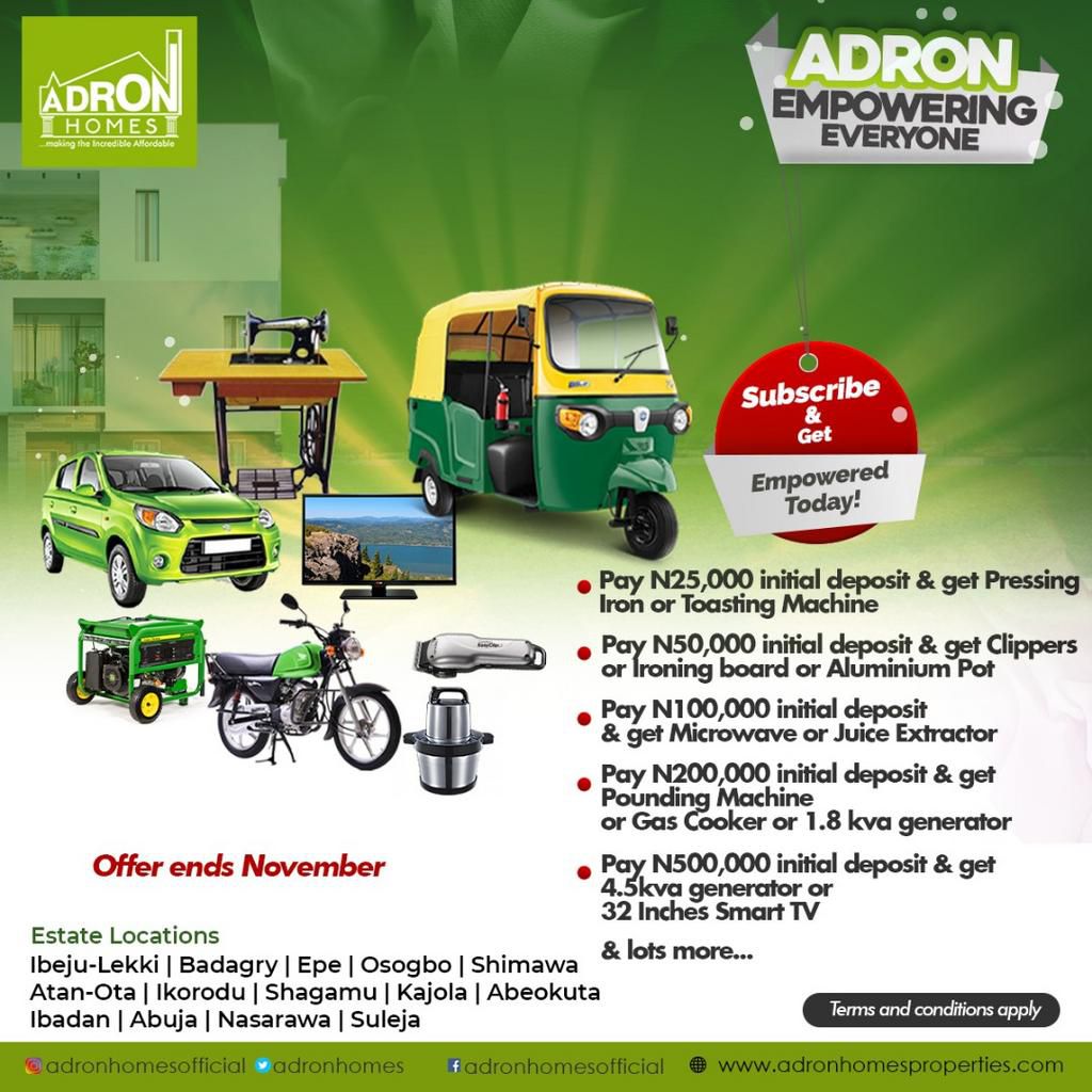 Adron Homes to empower thousands in their latest promo