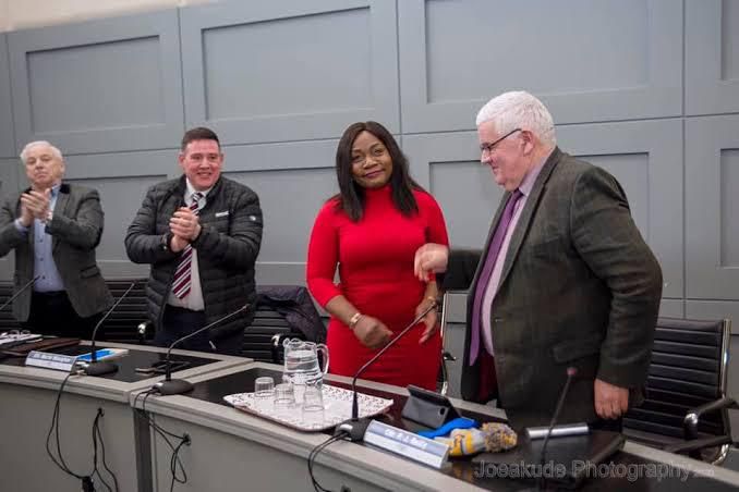 Uruemu Adejinmi at work as a politician (Nairaland)