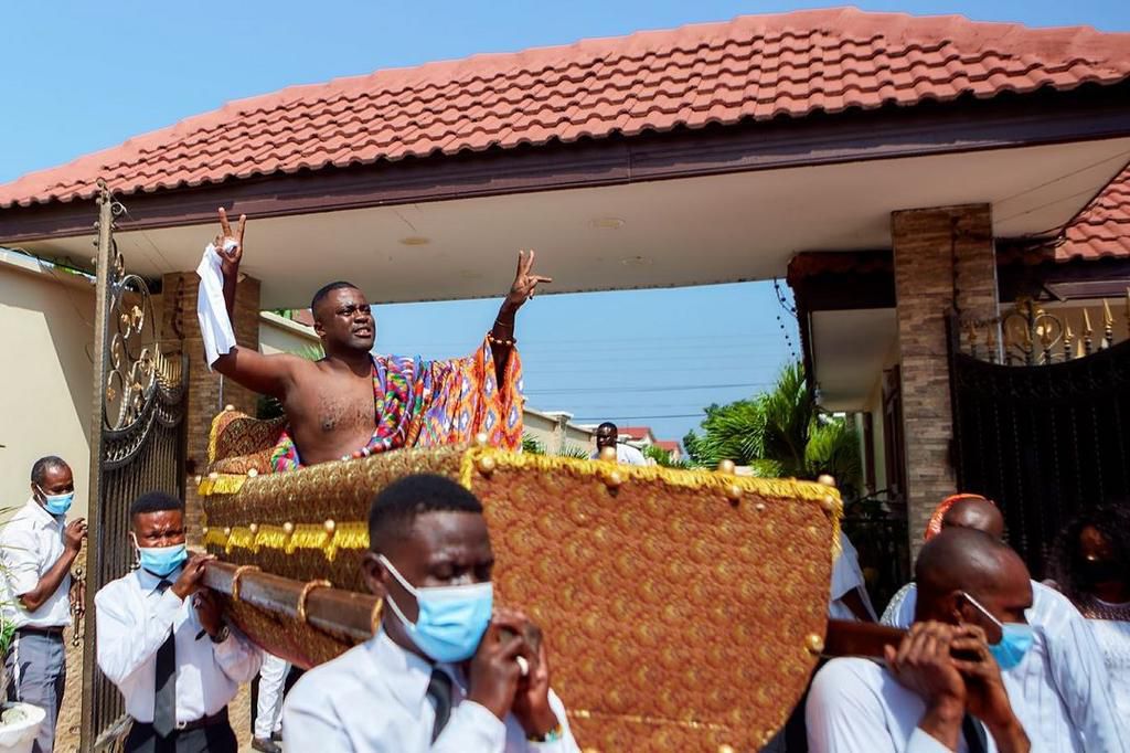 Naa Dromo Korankye-Ankrah and Charles Nimo's traditional wedding in photos