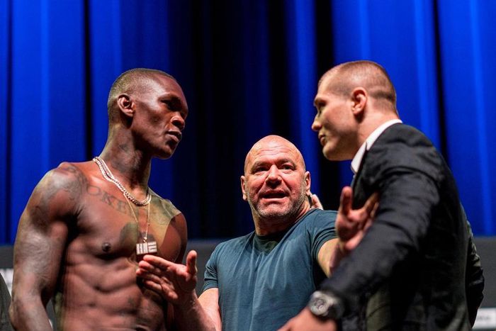 Israel Adesanya and Marvin Vettori (Instagram/UFC)