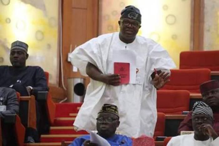 Senator representing Ondo South Senatorial District at the National Assembly, Sen. Nicholas Tofowomo. [saharareporters]