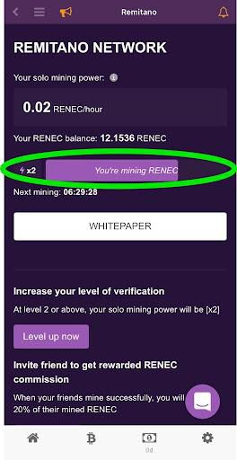 Nigerians can now mine RENEC Token for free directly on their phones