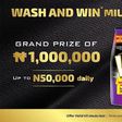 The WAW Wash and Win Millions Promo.