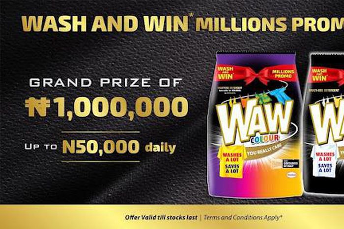 The WAW Wash and Win Millions Promo.