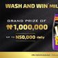 The WAW Wash and Win Millions Promo.