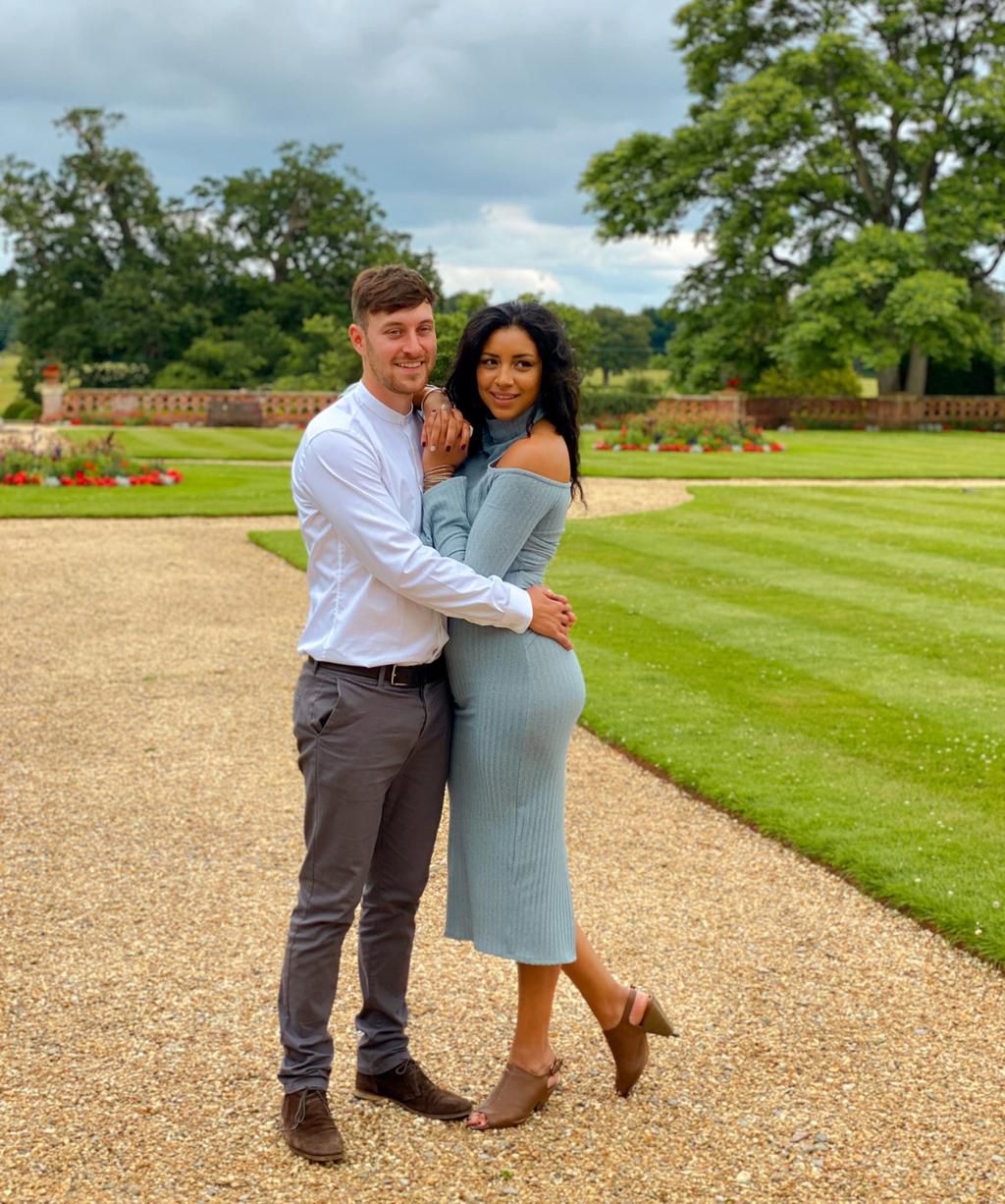 Stephanie Benson's daughter with her fiance