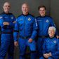 Jeff Bezos and the crew after their space travel (BBC)