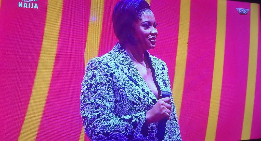 Liquor rose in a black sequined gown {twitter}