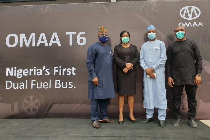 OMAA launches commercial buses powered by natural gas