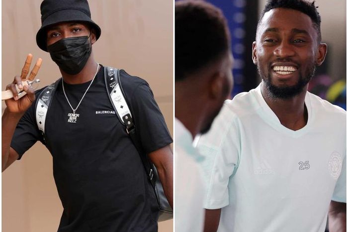 Kelechi Iheanacho and Wilfred Ndidi (Instagram/Leicester City)