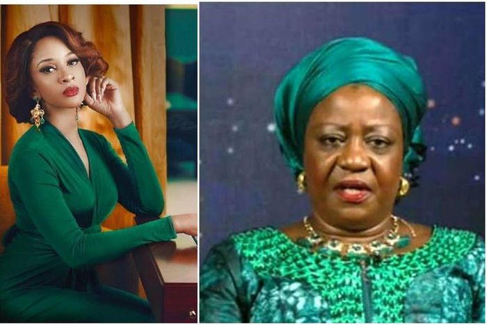 Adesua Etomi and Lautetta Onochie [Instagram/AdesuaEtomiWellington] [PremiumTimes]