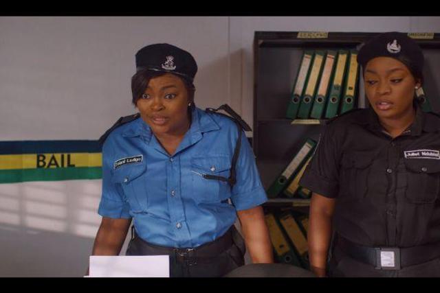 Funke Akindele-Bello and Bisola Aiyeola in 'Dwindle!' [Instagram/@kayodekasum]