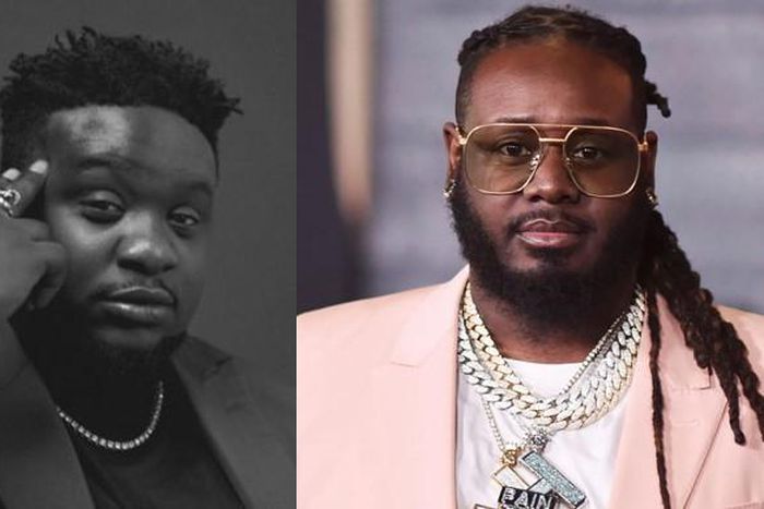 T-Pain teases his verse on Wande Coal's song 'Streets' via Twitch. (Correct NG)