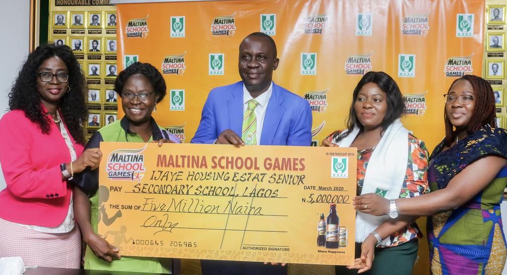 L-R Mrs Okelola Oludara Tutor GeneralPermanent Secretary Education District VI  Mrs Titilayo Solarin Tutor GeneralPermanent Secretary Education District 1  Mr Oyetunde Oladipupo, Principal Ijaye Housing Estate Se