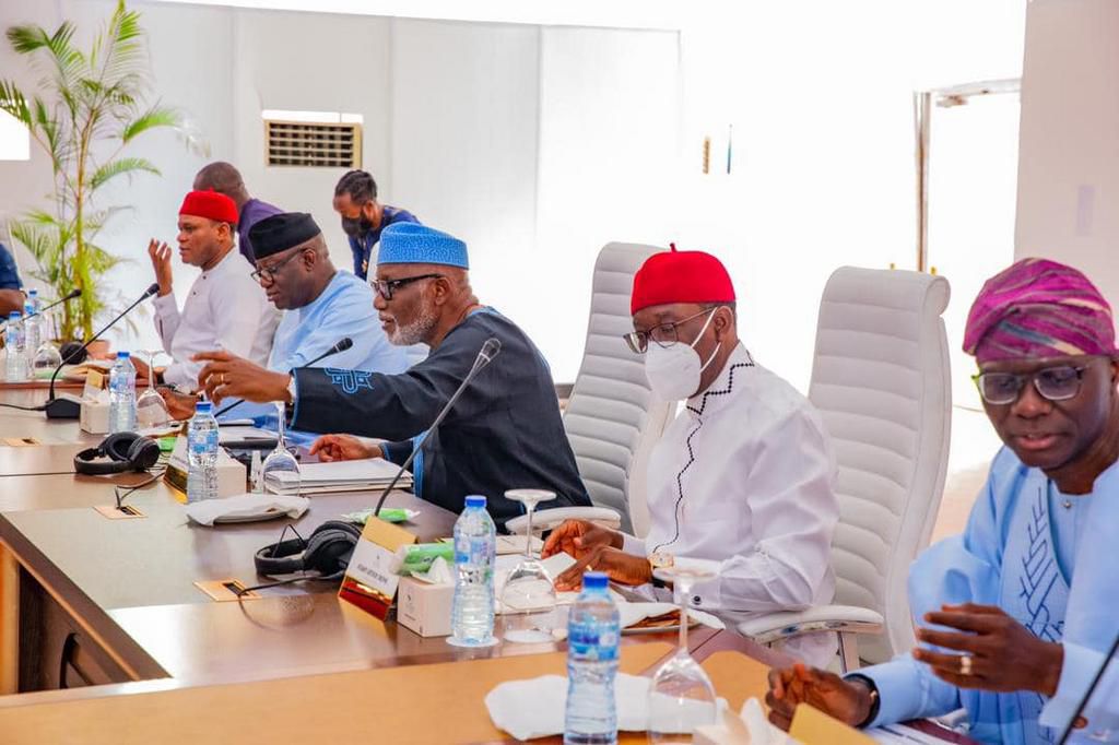 A meeting of Southern Governors' Forum [Facebook/Olabode Richard Olatunde]