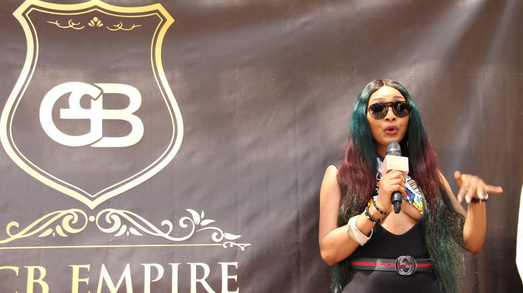 The movie star also announced the name change of her brand to GCB Empire [BelindaEffah]