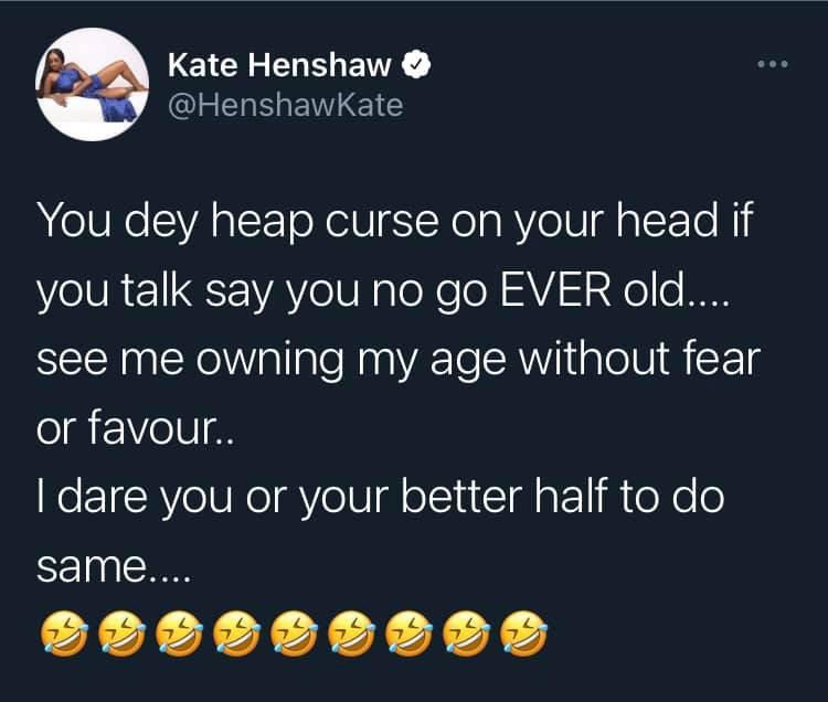 The movie star reads riot act to her haters. [Twitter/KateHenshaw]