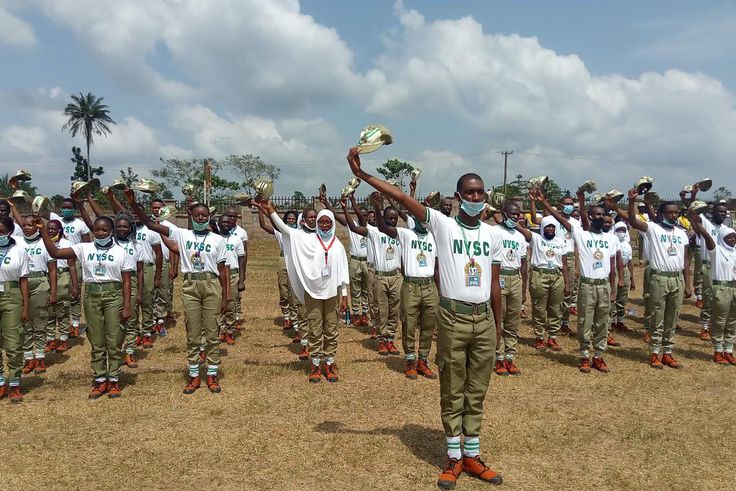 Corps members in Edo State orientation camp [NYSC]
