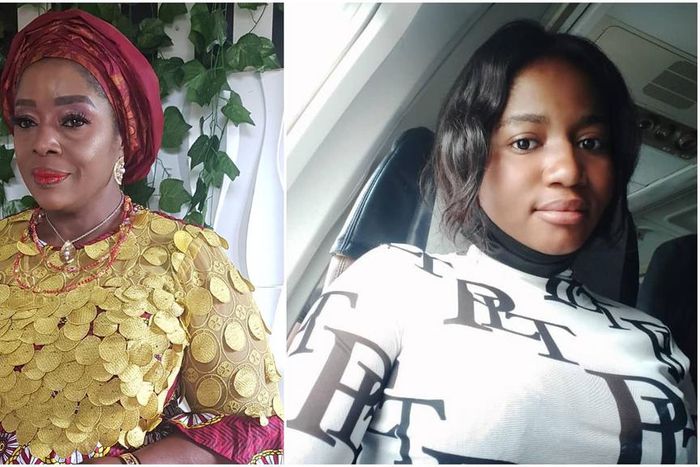 Nollywood actress Rita Edochie and the late comedian Ada Jesus [Instagram/RitaEdochie] [Instagram/AdaJesusComedy]