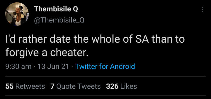 Any man who doesn’t cheat on partner is either jobless or have disability – Man claims