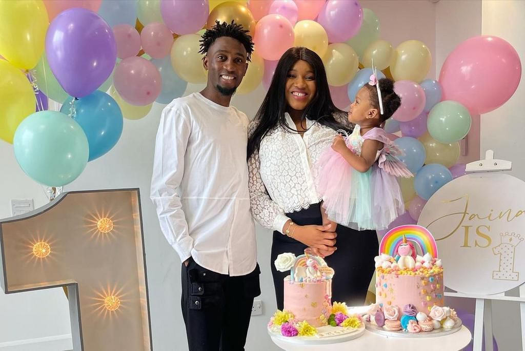 Wilfred Ndidi and wife Dinma (Instagram)