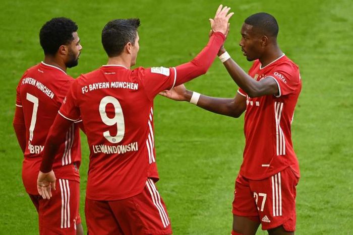 Robert Lewandowski (C) and David Alaba (R) will be released for international duty by Bayern Munich
