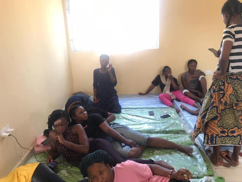Some of the students rescued from the armed gunmen [KDSG]
