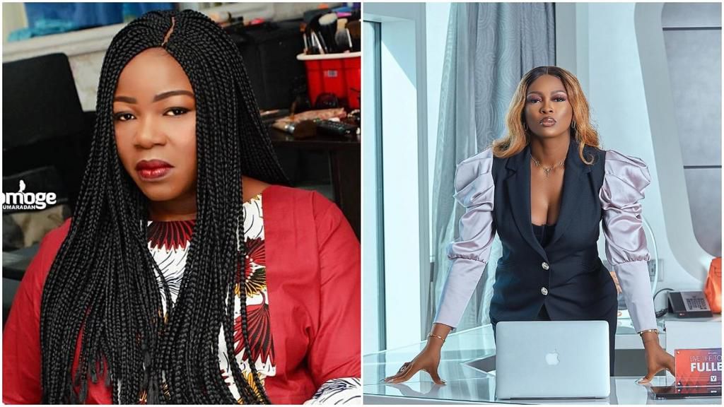 Nollywood actress Ada Ameh and reality TV star Ka3na [Instagram/AdaAmeh] [Instagram/OfficialKa3na]