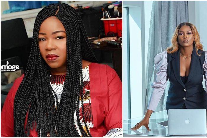 Nollywood actress Ada Ameh and reality TV star Ka3na [Instagram/AdaAmeh] [Instagram/OfficialKa3na]