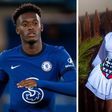 Callum Hudson-Odoi and Efia Odo