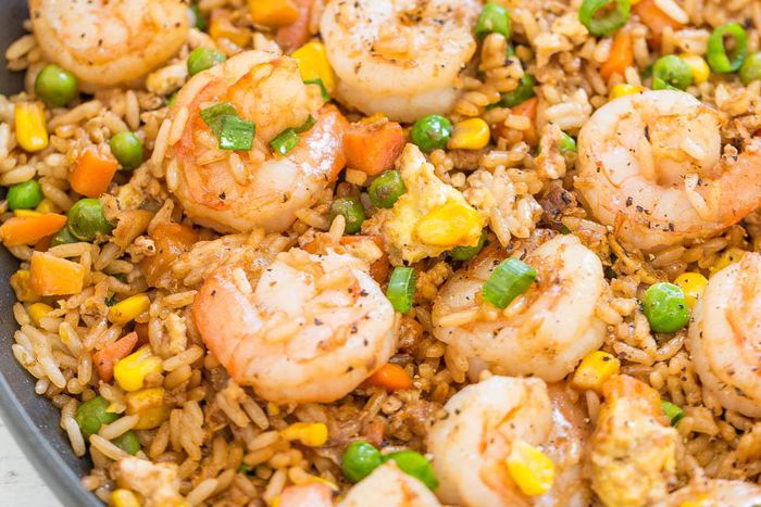 Shrimp Fried rice is delicious and easy to cook {averiecooks}