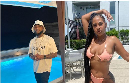 Davido and Mya Yafai (Instagram)