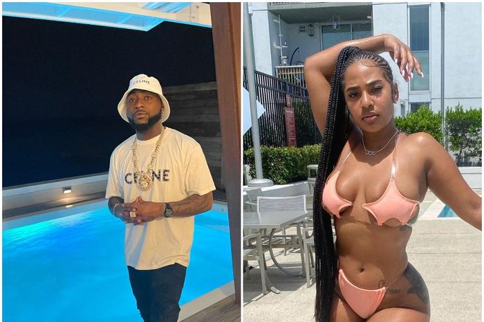 Davido and Mya Yafai (Instagram)