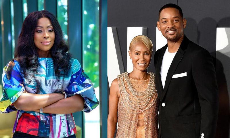 Mo Abudu has  confirmed the latest partnership with Will and Jada Smith's Studio [Instagram/@moabudu , Getty Images]